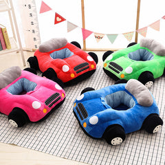 Baby Infant Dining Chair - Plush Cartoon Car Seat