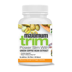 Maximum Slim Most Effective Formulation MaximumTrim Garcinia CAMBOGIA with Green Coffee Bean Extract All Natural Weight Loss Appetite Suppressant & Fat Burner - Month Supply