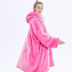 Fleece Hoodie and Blanket Combination Set