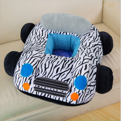 Baby Infant Dining Chair - Plush Cartoon Car Seat