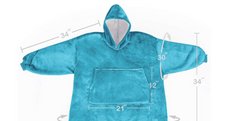 Fleece Hoodie and Blanket Combination Set