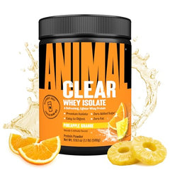 Clear Whey Isolate Protein Powder - Easy to Digest and Mix 5g BCAA Deliciously Juicy Refreshing Anytime Drink for Men and Women Pineapple Orange 125g (5 Servings)