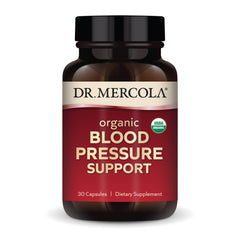 Dr. Mercola Organic Blood Pressure Support 30 Servings (30 Capsules) Dietary Supplement Supports Skin & Mental Focus Non-GMO Certified USDA Organic