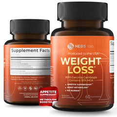 Weight Loss Pills for Women & Men – Diet Pills with Garcinia Cambogia - Effective Appetite Suppressant for Weight Loss - Metabolism Booster – Belly Fat Burner for Men & Women - Made in the USA