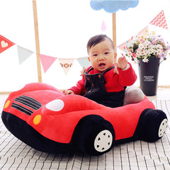 Baby Infant Dining Chair - Plush Cartoon Car Seat